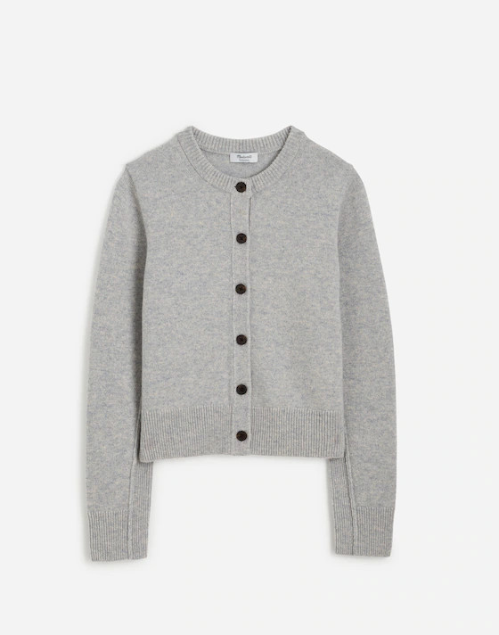 Cashmere Button-Front Cardigan Sweater | Madewell