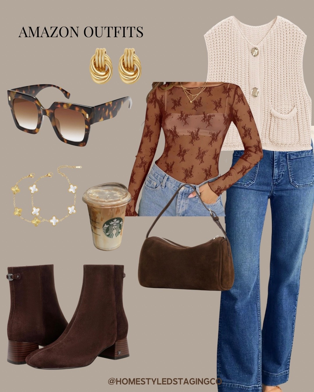 An easy Amazon outfit I keep reaching for 🤎
Neutral, comfortable, and polished enough for everyday life — errands, coffee runs, or casual plans.
These are the kinds of Amazon pieces that mix effortlessly and get worn on repeat.

Tap to shop the full look below 👇
Save this if cozy + put-together is your vibe.

#ltkstyle #amazonfashion #amazonfinds #neutraloutfit #everydaystyle #capsulewardrobe #ltkfinds

#LTKootd #LTKWorkwear #LTKBeauty