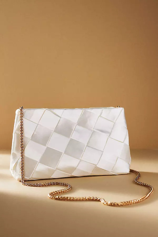 Woven Satin Handbag | Anthropologie (US)