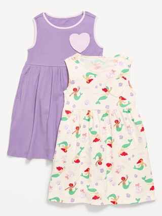 Sleeveless Heart-Pocket Dress 2-Pack for Toddler Girls | Old Navy (US)