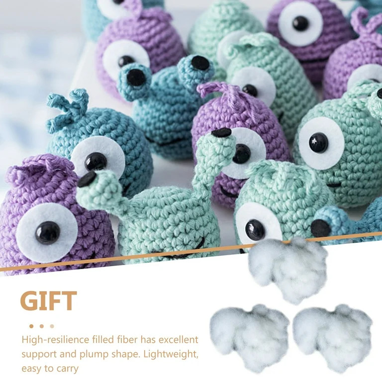 Kesenlong PP Fill Cottons 3 Bags Stuffed Doll Cottons Toy Filler Patchwork Pillow Filling Doll Fi... | Walmart (US)