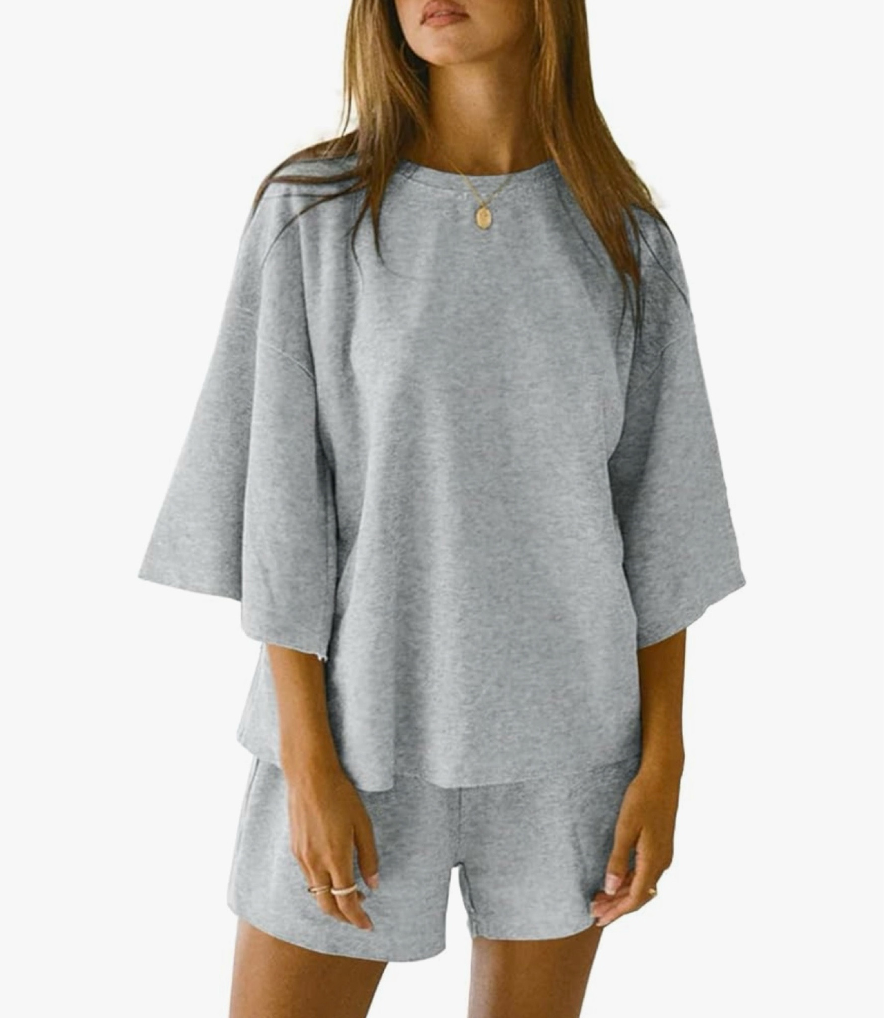 Lounge set I have been eyeing! Amazon find! Comfy two piece set. 

#LTKFindsUnder50 #LTKTravel #LTKU