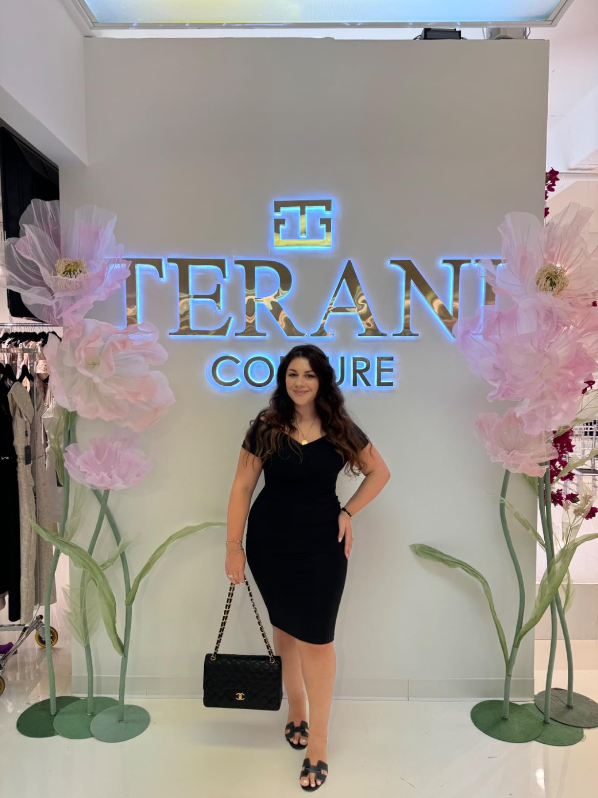 Popilush Off Shoulder Cocktail Dress Shapewear Tummy Control Midi Dresses for Women Wrap V Neck F... | Amazon (US)