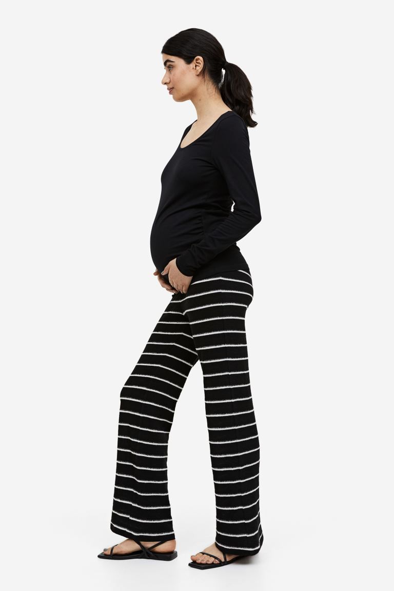 MAMA Ribbed Jersey Pants | H&M (US + CA)