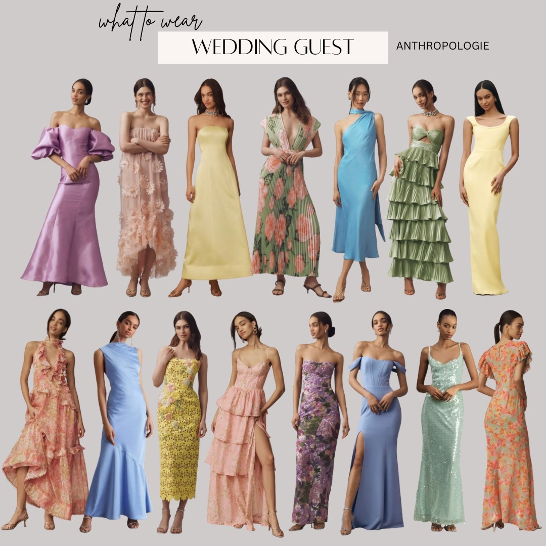 Wedding Guest Dresses Anthropologie 


floral dress, bridesmaid dress, wedding season, spring outfit, summer outfit, gown, 

#LTKTravel #LTKParties #LTKWedding