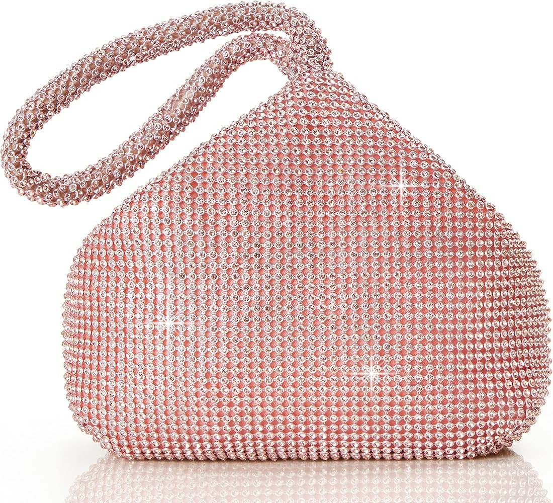 BABEYOND Women's Rhinestone Clutch Evening Bags Sparkly Glitter Triangle Purse for 1920s Party Pr... | Amazon (US)