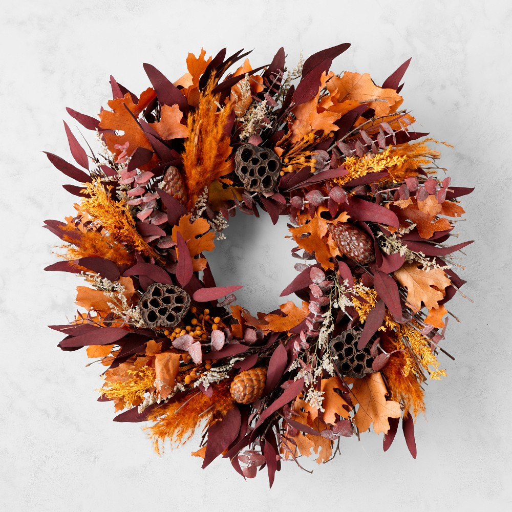 Autumn Protea Wreath | Williams-Sonoma