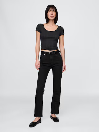 High Rise '90s Slim Straight Jeans | Gap (US)