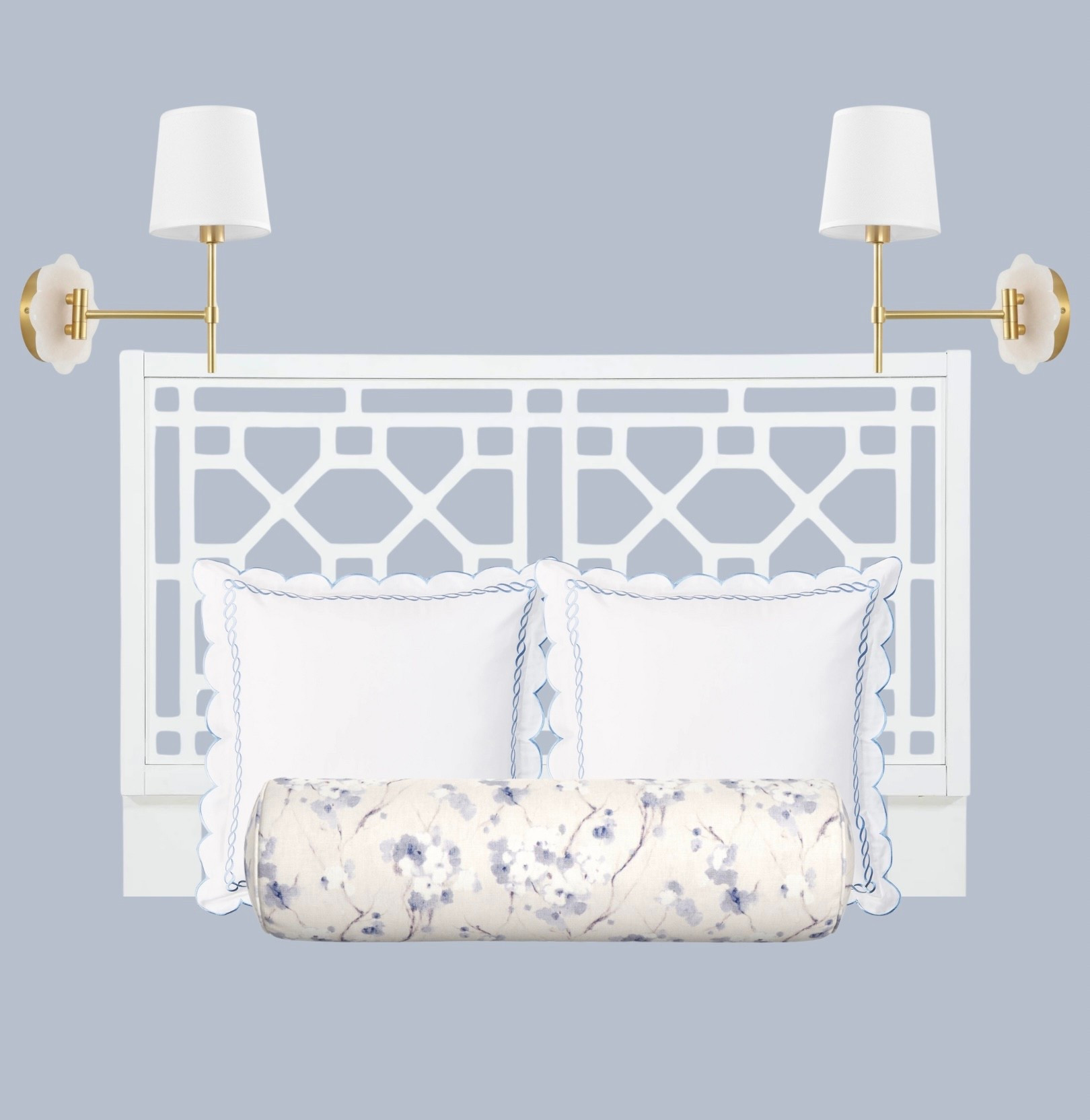 Clean white and soft blues = such a timeless combo for a bedroom! Love this headboard and it comes at a great price!!

@wayfair, #wayfair, #wayfairpartner
Grandmillennial, Bedroom Decor, Headboard, Bedding



#LTKHome