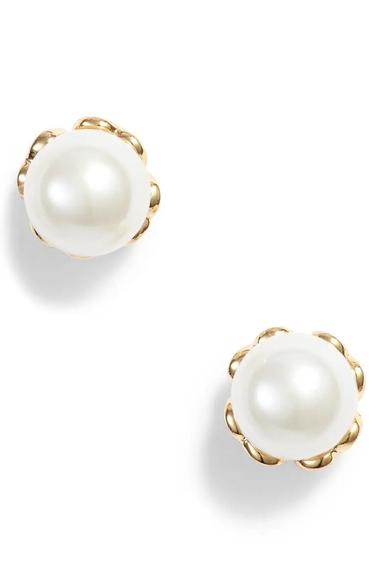 pearlette delicate stud earrings | Nordstrom