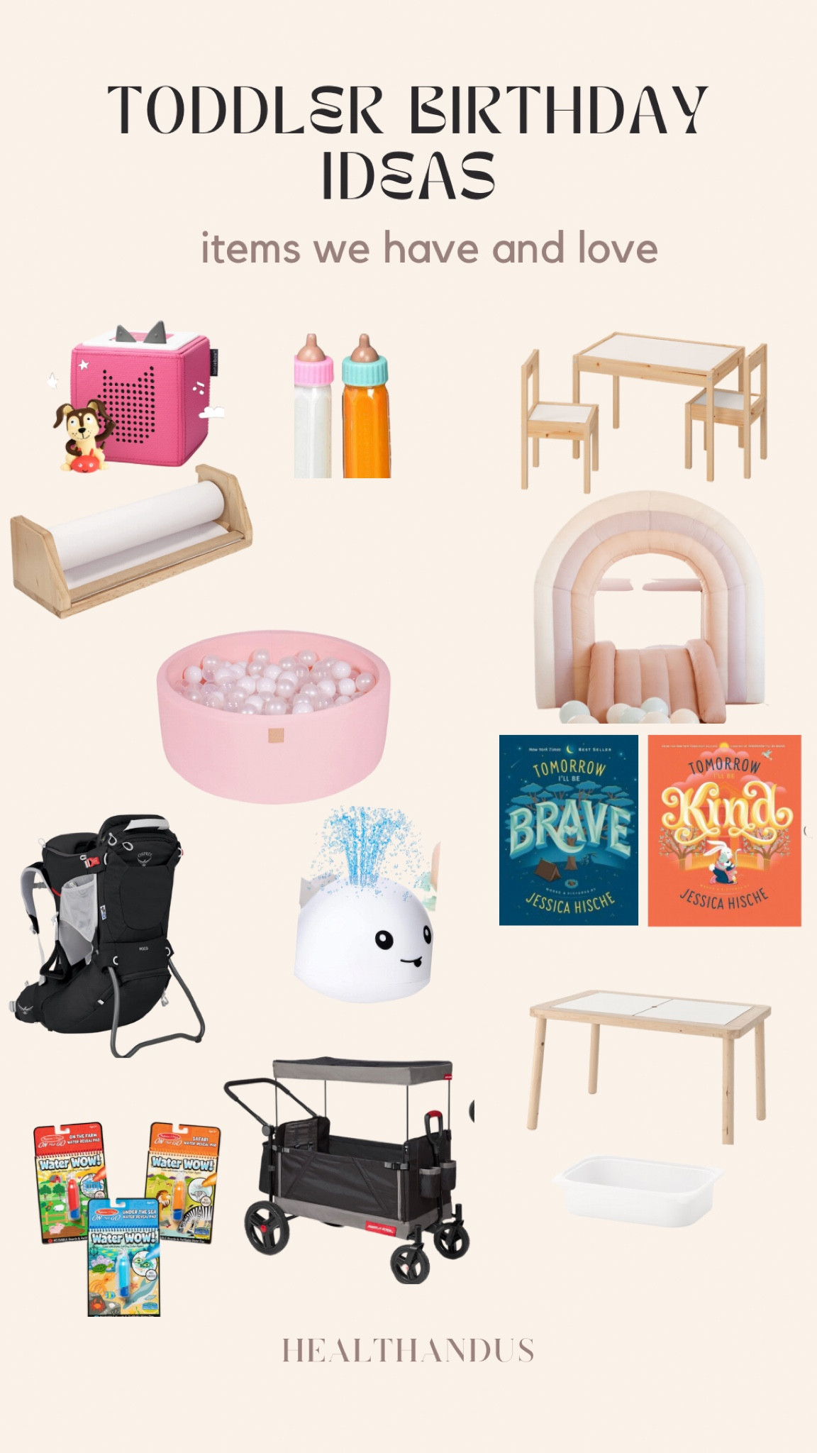 I collected some toddler birthday ideas (as Mercy’s 2nd Birthday is approaching & I’ve been shopping)  Here are some items we love!

Bounce house is play smol

#LTKfamily #LTKGiftGuide #LTKkids