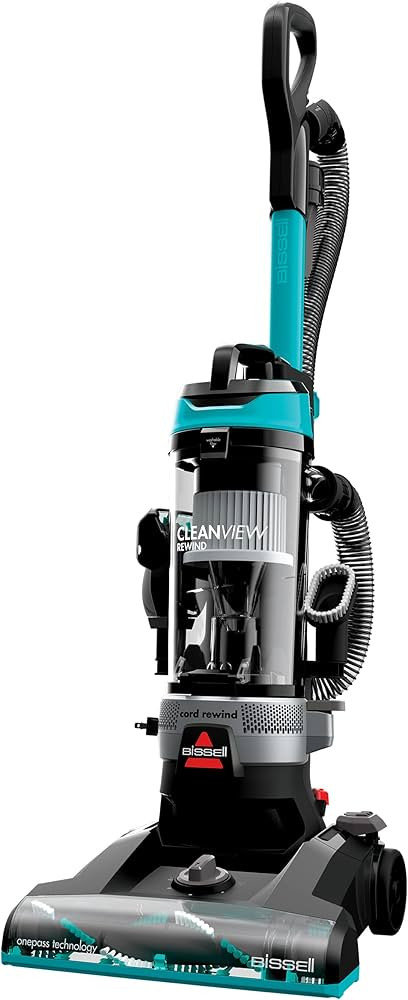 BISSELL CleanView Rewind Upright Bagless Vacuum with Automatic Cord Rewind & Active Wand, 3534, B... | Amazon (US)