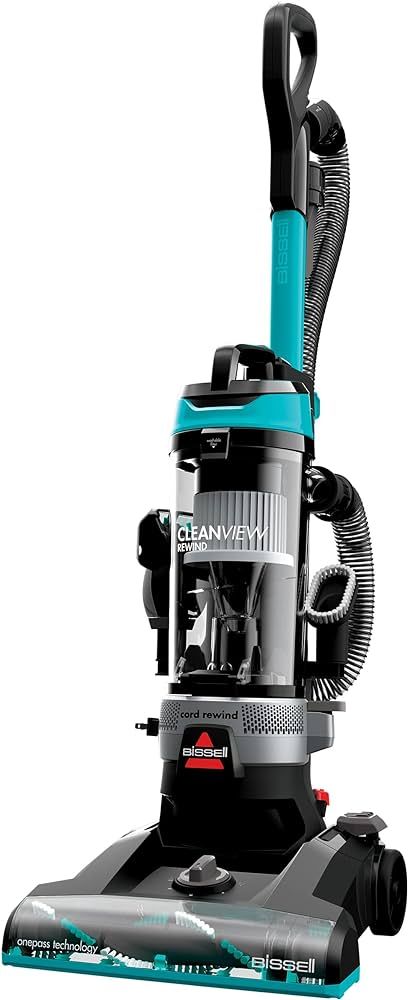 BISSELL CleanView Rewind Upright Bagless Vacuum with Automatic Cord Rewind & Active Wand, 3534, B... | Amazon (US)