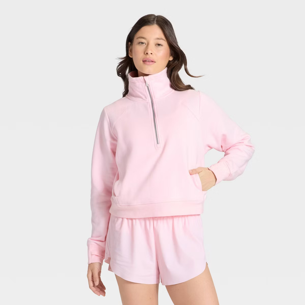 Women's Active Comfort 1/2 Zip Pullover Fleece Sweatshirt - All In Motion™ | Target