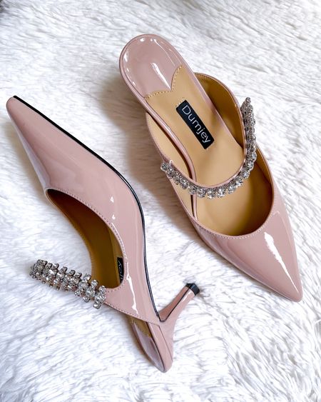 Really cute pumps to wear to a wedding or a special event. 50% off now, only $21.49. I sized up half of a size to have more room for the toes, and glad I did. #heels #pumps #weddingguest 

#LTKWedding #LTKParties #LTKFestival #LTKSaleAlert #LTKShoeCrush #LTKFindsUnder50 #LTKSeasonal