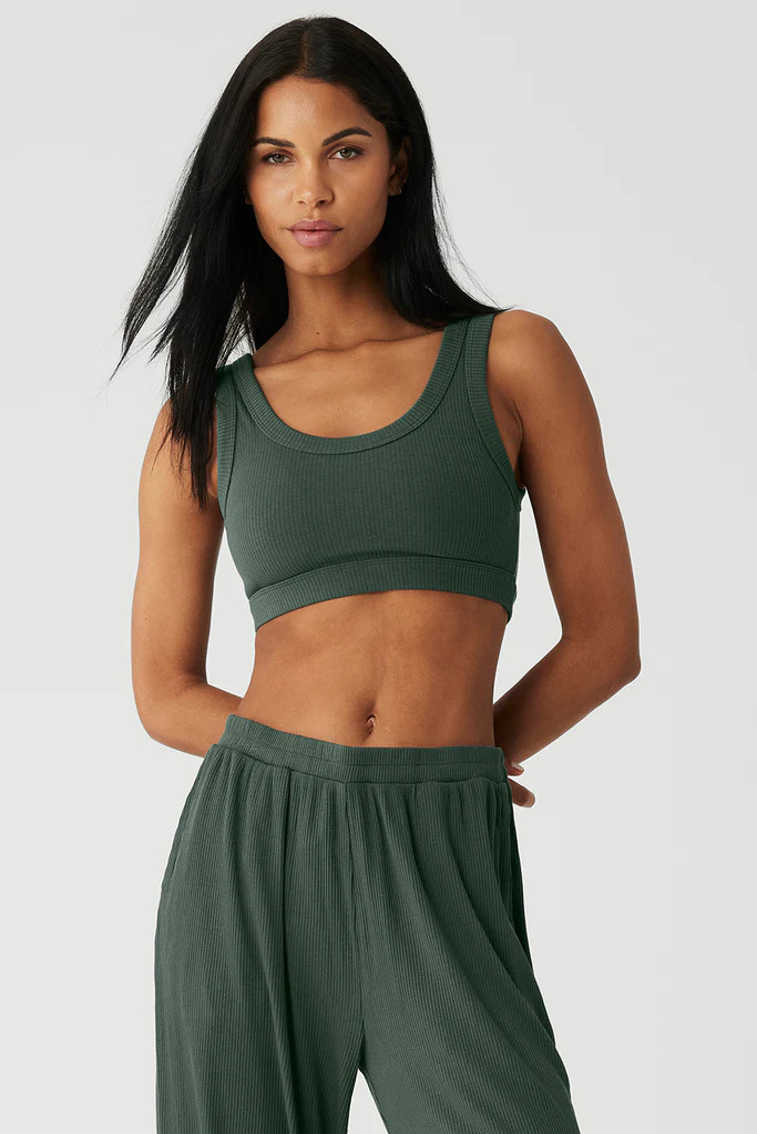 Wellness Bra - Dark Cactus | Alo Yoga (US)