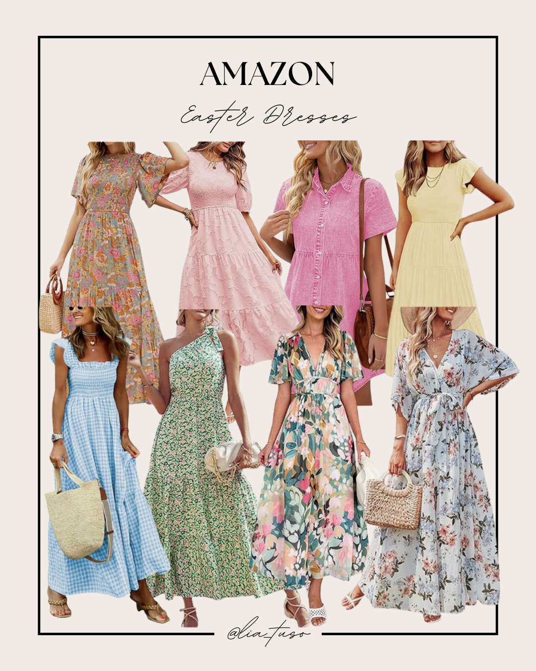  Pretty, pastel, and perfect for Easter! 🌸🐰 These Amazon finds are great for brunch, egg hunts, or any spring celebration. Tap to shop and find your Easter look! ✨💛

#EasterStyle #SpringFashion #EasterDresses

 

#LTKStyleTip #LTKSeasonal