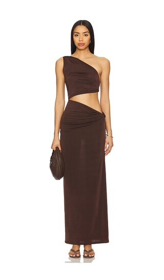 Yana Dress in Mocha | Revolve Clothing (Global)