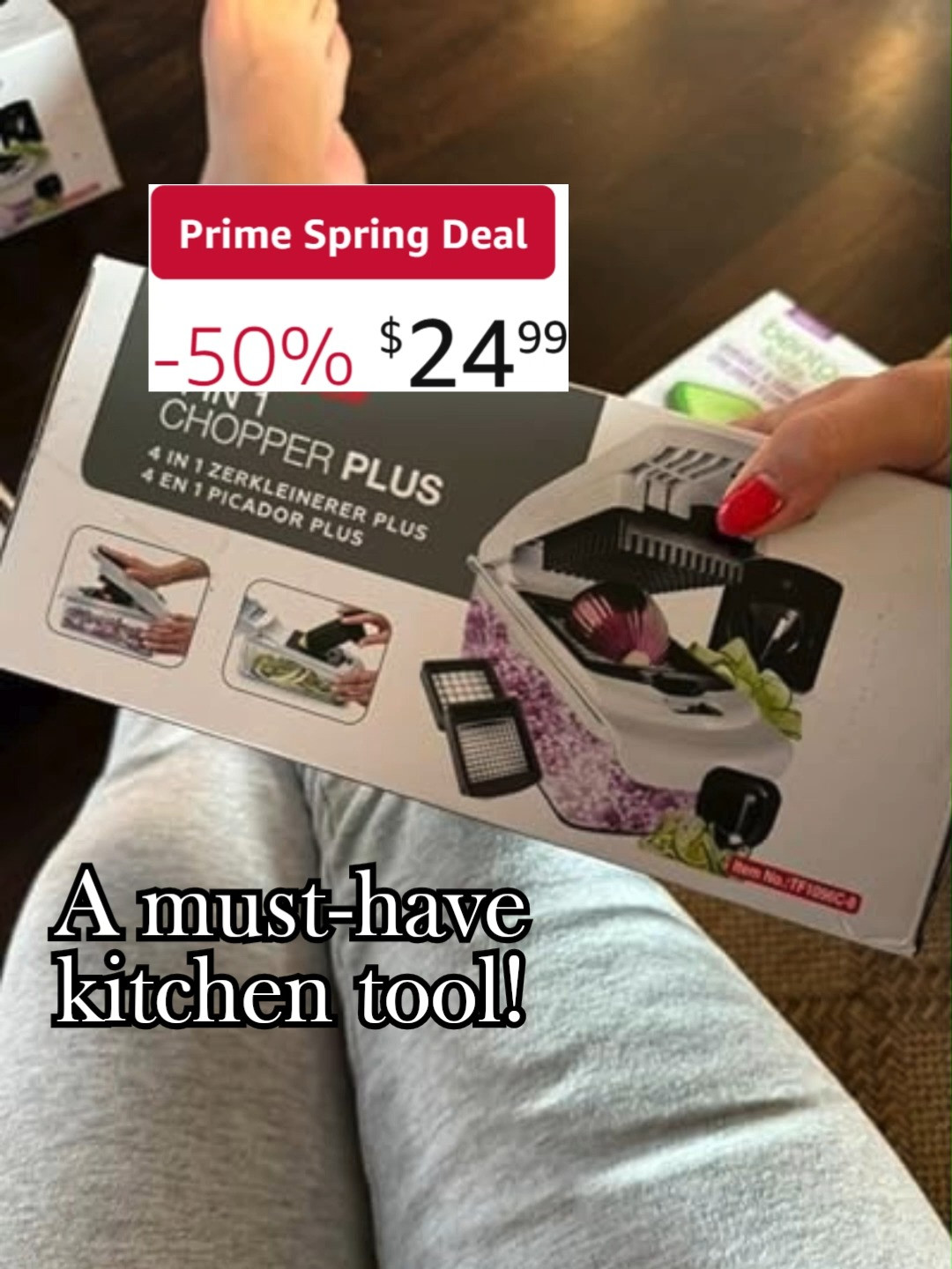 This kitchen must have vegetable chopper turns chopping into a quick, easy task so dinner comes together faster than ever. Less mess, more flavor 🥒🥄🌸
#AmazonBigSpringSale #VegetableChopper #KitchenMustHaves #AmazonFinds #KitchenGadgets #MealPrep #CookingTools #HomeCooking #HealthyRecipes #SpringSale 

 #LTKHome #LTKSaleAlert