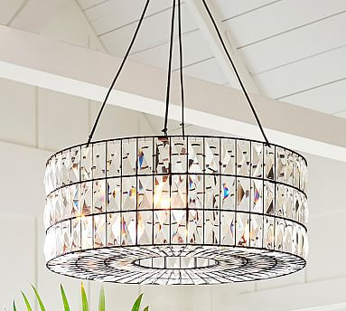 Adeline Crystal Round Chandelier | Pottery Barn (US)