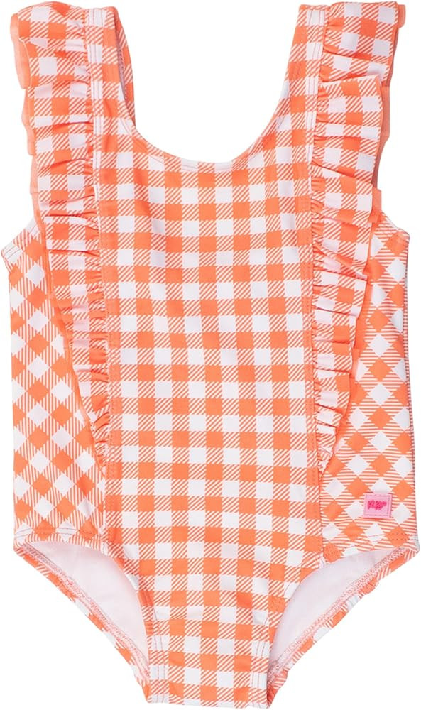 RuffleButts Baby/Toddler Girls Ruffle Strap - One Piece Swimsuit UPF 50+ | Amazon (US)