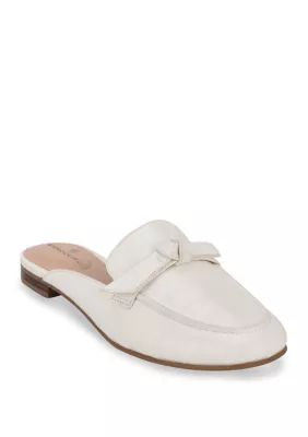 Bandolino Women's Damia Bow Mules, White, 7.5M | Belk