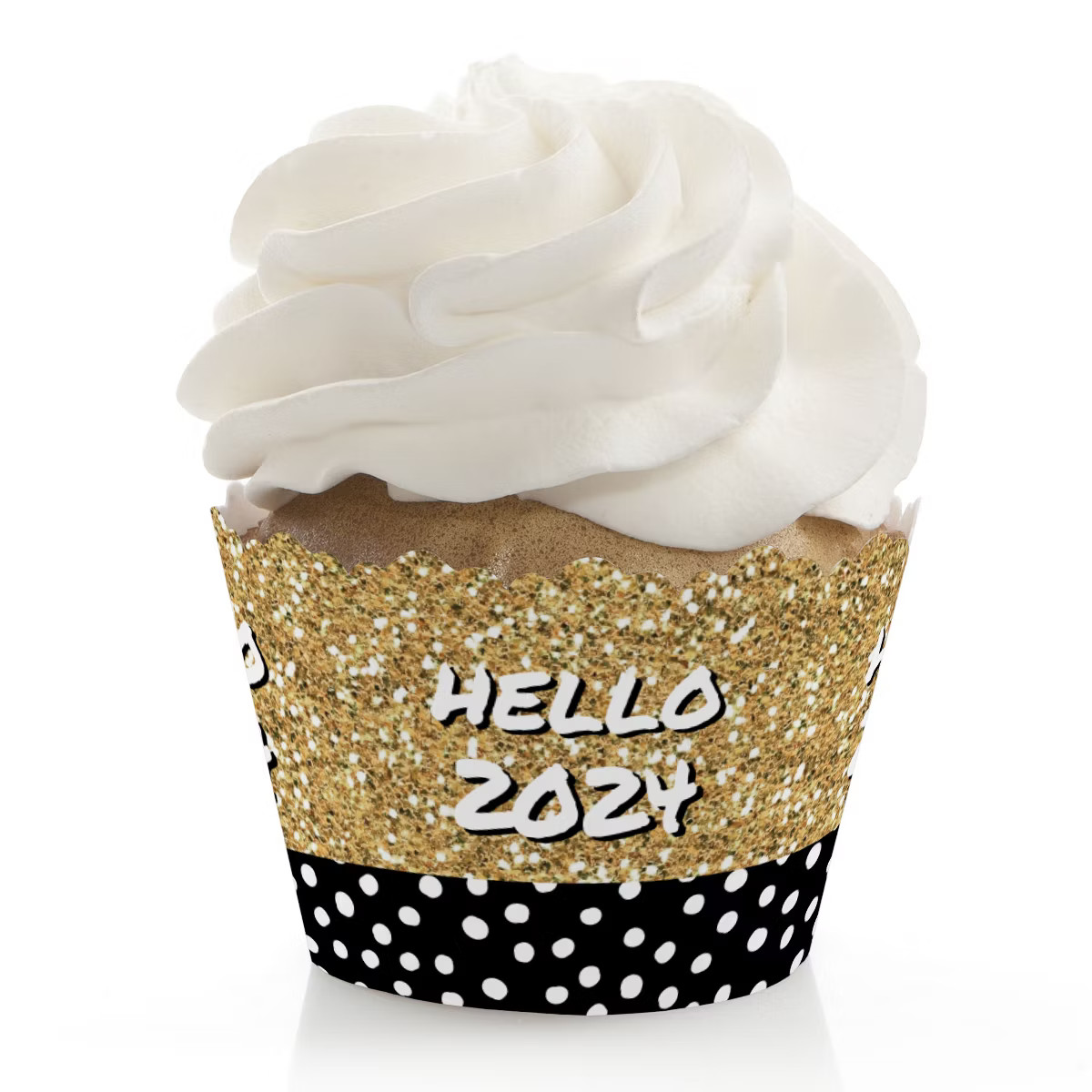 Big Dot of Happiness Pop, Fizz, Clink! - 2024 New Year's Eve Party Decorations - Party Cupcake Wr... | Target