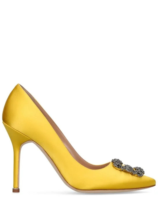 105mm Hangisi satin pumps | Luisaviaroma