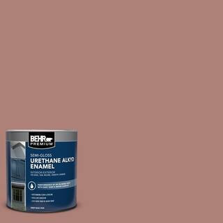 BEHR PREMIUM 1 qt. #S170-5 Smoke Bush Rose Semi-Gloss Enamel Urethane Alkyd Interior/Exterior Pai... | The Home Depot