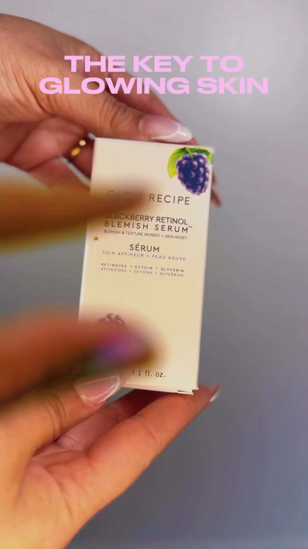 @glowrecipe really said ✨revive + thrive✨! 

Their Blackberry Retinol Serum teamed up with the Cloudberry Bright Essence Toner to give my skin the plump, hydrated bounce it was begging for. My dark spots look softer, my dryness is gone, and my face feels alive again. Glow Recipe never misses. 💜🍇☁️

#dewyskin #glassskincare #glowrecipe #glowingserum #trybeforeyoubuy #productreviews
