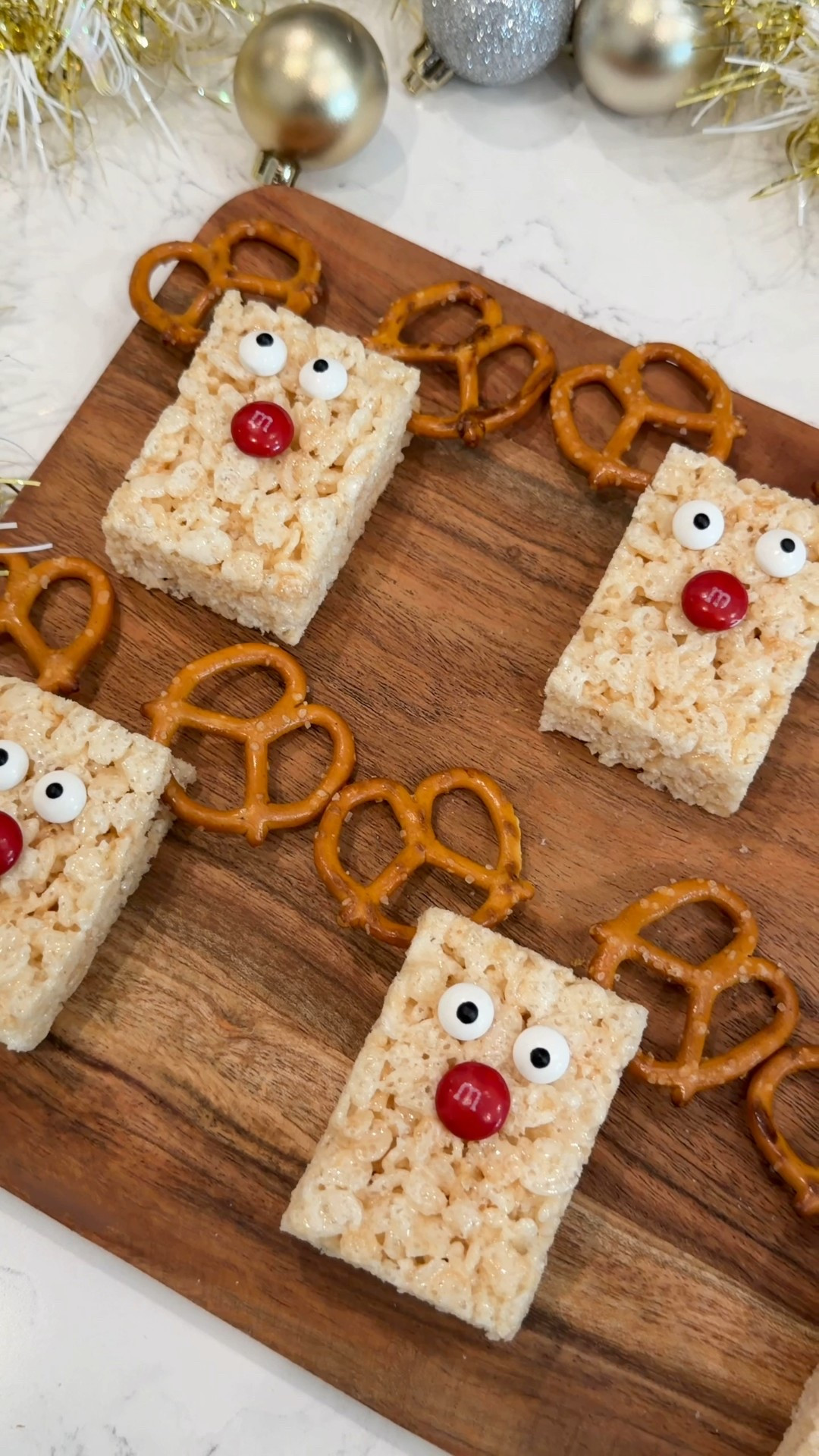 The cutest little treats for the holiday season 🎅🏼❤️

The Reindeer Rice Krispies Treats are perfect for class parties, Christmas parties or as a special treat for your kiddos! 

✨COMMENT “shop” for the supply list.

#christmasclassgift #christmassnack #holidaysnack #holidaygifting #teachergiftidea 

#LTKHoliday #LTKmomlife #LTKSeasonal