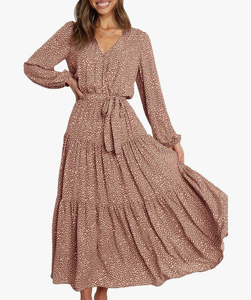 A flowy dress is perfect for Thanksgiving. This comes in a bunch of prints and solid colors. 


 #LTKSeaosnal #thanksgiving #falldress #holidaydress #thanksgivingoutfit #amazon #maxidress #salefinds 

#LTKU #LTKOver40 #LTKSaleAlert #LTKFindsUnder50 #LTKHoliday #LTKStyleTip