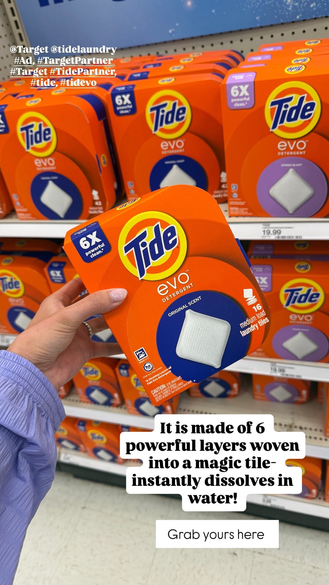 #ad Grab some for yourself at Target! @shop.ltk #liketkit
 @Target @tidelaundry  #TargetPartner #Target #TidePartner, #tide, #tidevo
