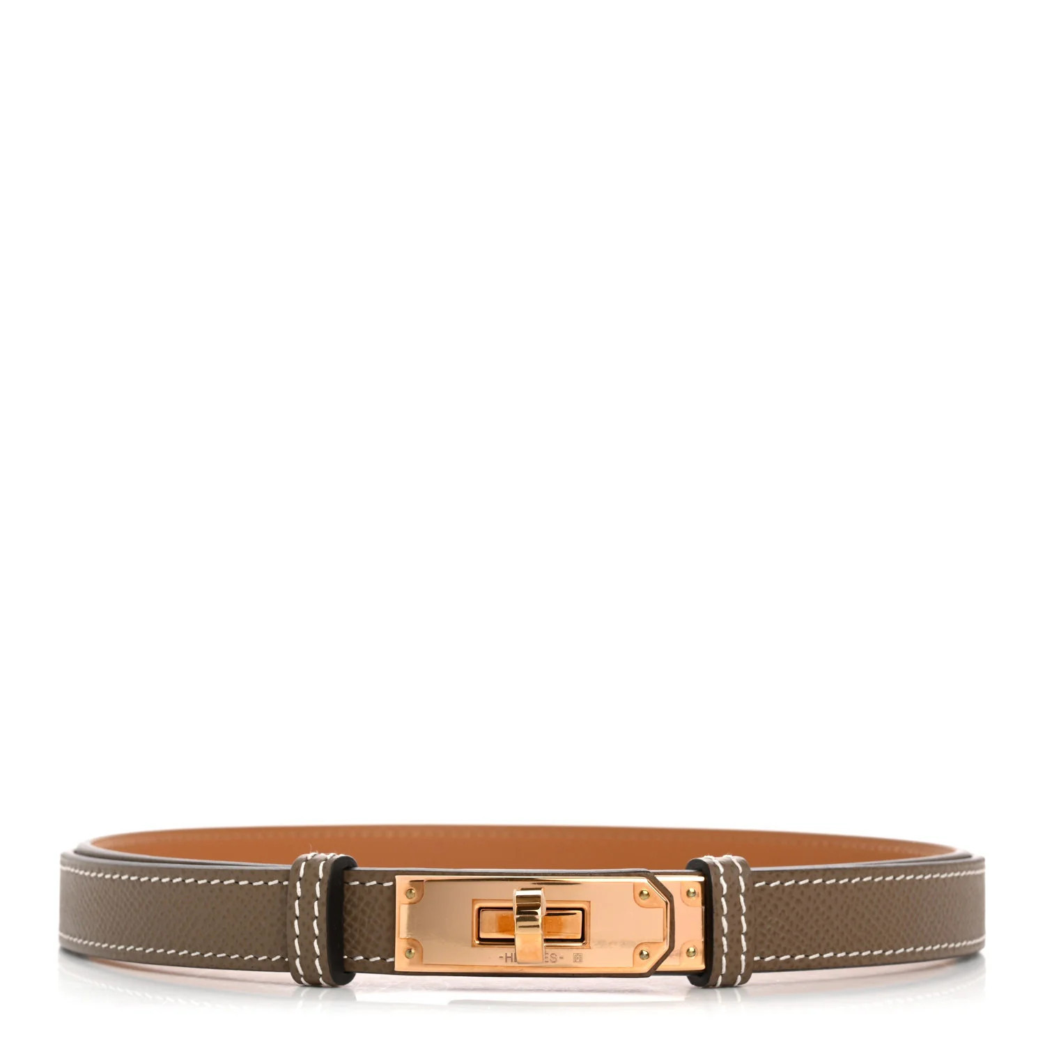 Hermes Epsom Kelly Belt Etoupe 1718697 | FASHIONPHILE (US)