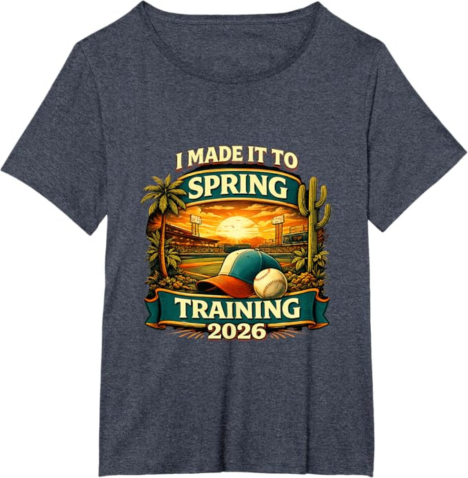 Spring Training I Made It to Baseball is Back 2026 T-Shirt | Amazon (US)