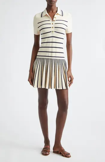 Kindred Spirit Luna Stripe Polo Minidress | Nordstrom