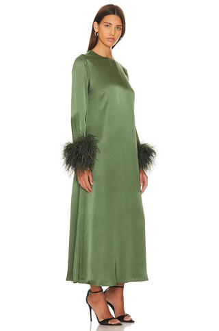 Suzi Maxi Dress With Detachable Feather
                    
                    Sleeper | Revolve Clothing (Global)