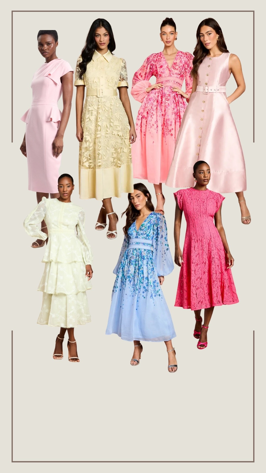 Communion dress outfit ideas 
@coast @karenmillen 
