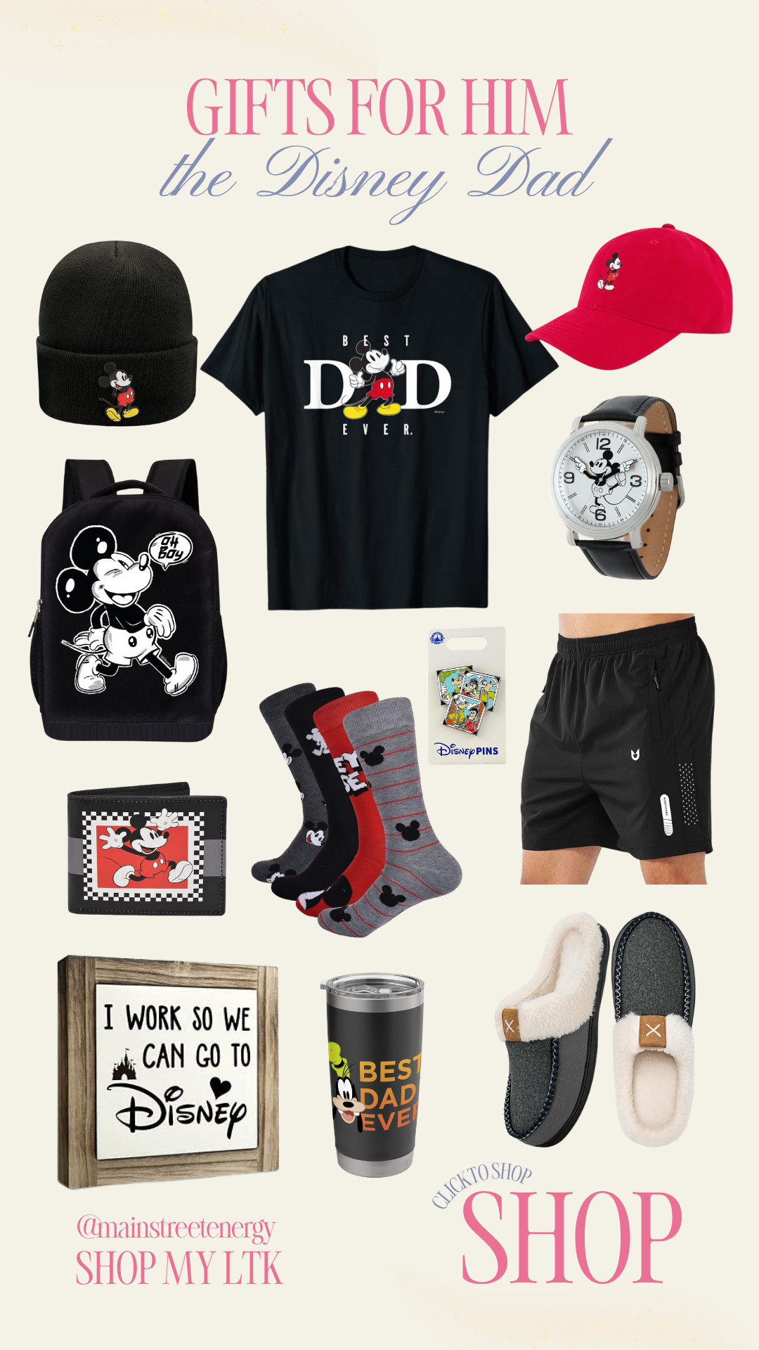Holiday Gifts for Him- The Disney Dad Christmas Gifts 

 #LTKGiftGuide #LTKHoliday #LTKMens