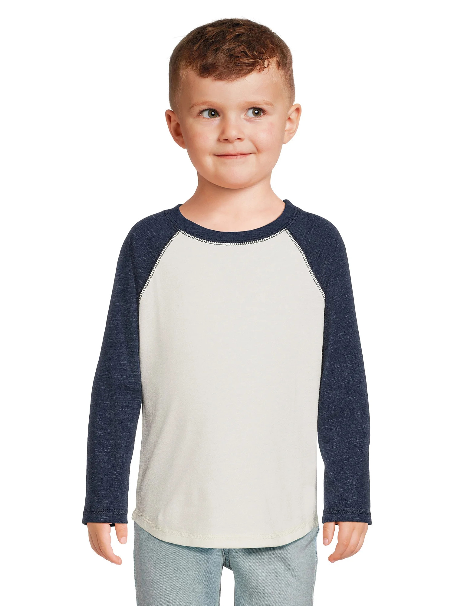 Garanimals Toddler Boy Long Sleeve Raglan T-Shirt, Sizes 12M-5T - Walmart.com | Walmart (US)