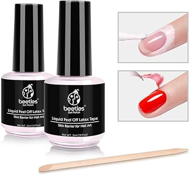 Beetles Latex Liquid Nail Simple Peel Off Cuticle Guard for Nail Art Liquid Latex Barrier Protect... | Amazon (US)