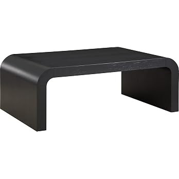 Meridian Furniture 888Black-CT Artisto Collection Modern | Contemporary Rectangular Coffee Table,... | Amazon (US)
