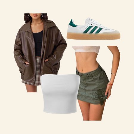 Mini skirts & sambas are in! Each item of this outfit is a closet staple, and can be mixed and matched with different pieces 🤎

#LTKshoecrush #LTKfindsunder100