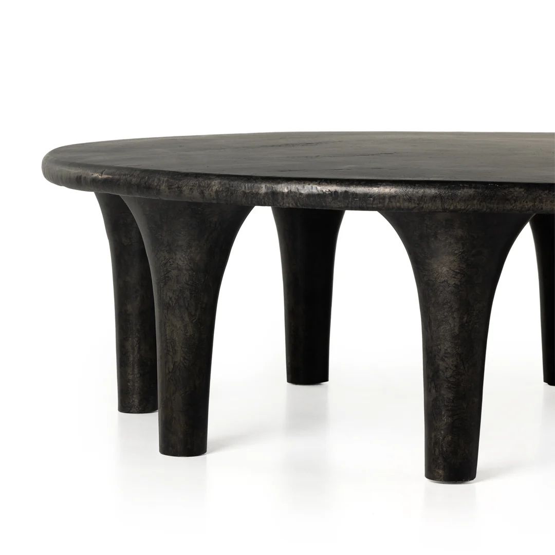 Four Hands Noah Coffee Table-Raw Black | Alchemy Fine Home