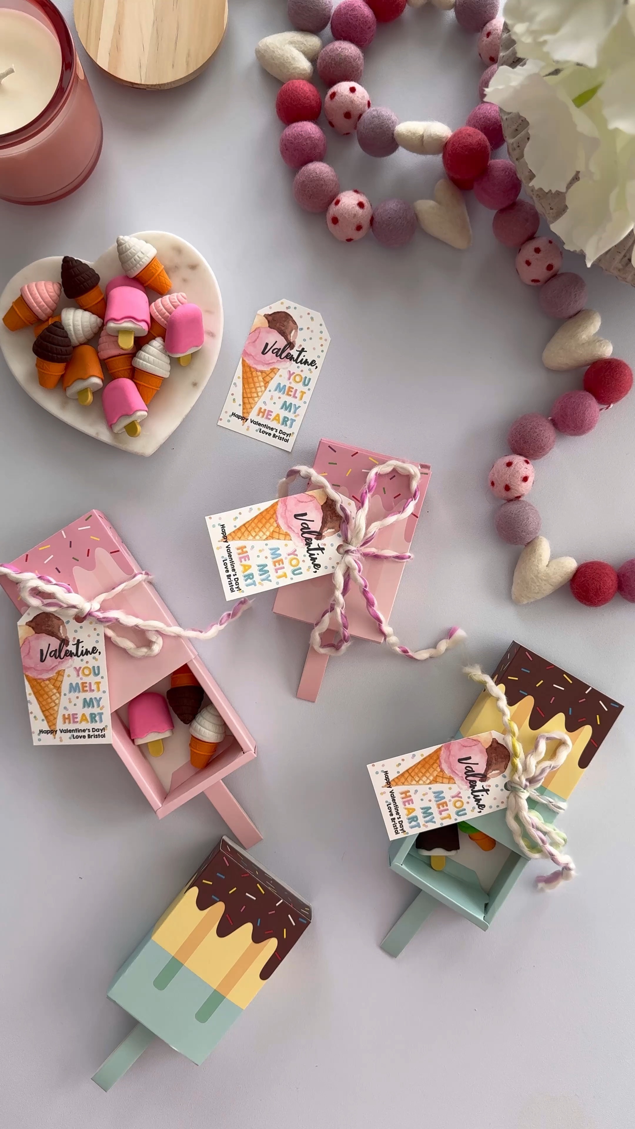 Valentines Day Classmate Gift Idea 🍦 