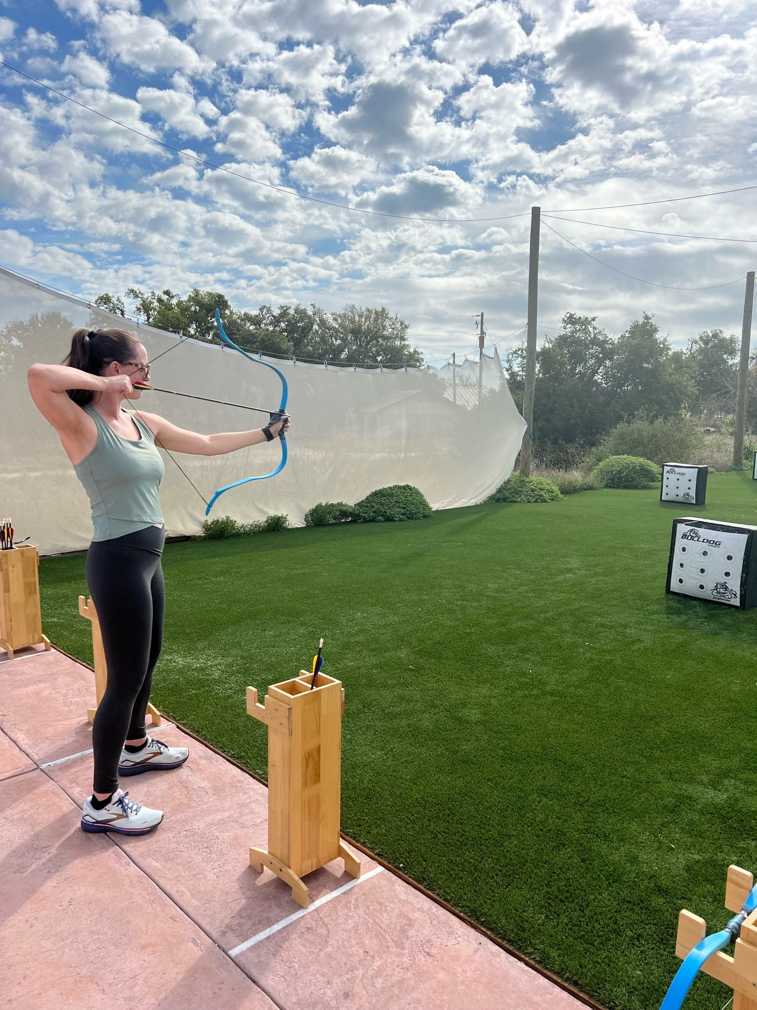 This weekend felt so amazing! Spent it outside soaking up girl time with my sweet friends and the sunshine ☀️ 

⋒ Peaceful hike
⋒ Relaxing by the pool 
⋒ Archery lessons 🏹 
⋒ Coffee

#austin #archerylessons #naturebrilliance #texas #sunshineday #beautifulweekend  #blessedlife #momlife

#LTKfitness #LTKstyletip #LTKfindsunder50