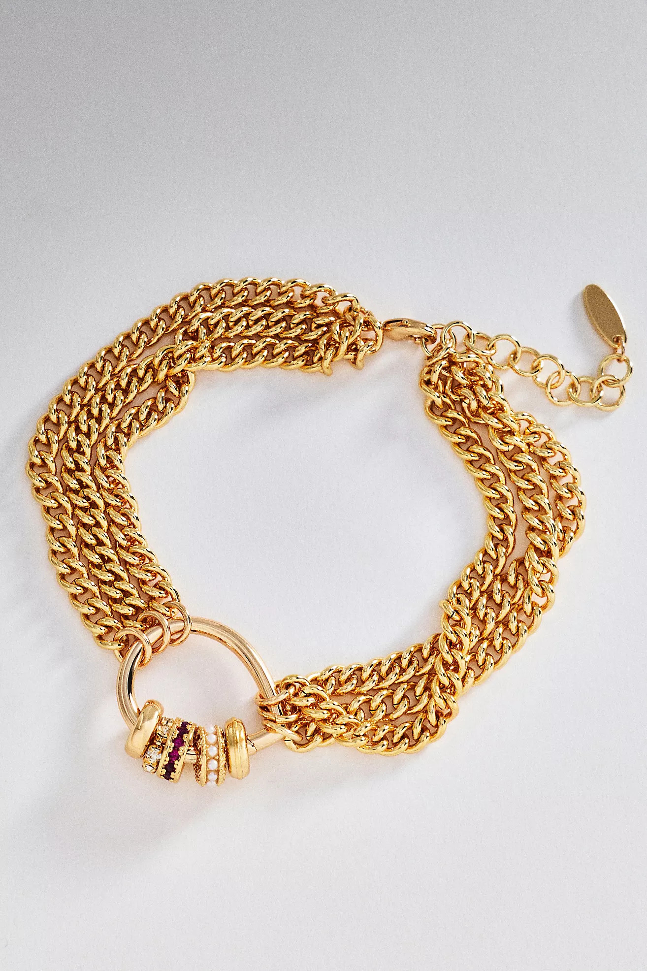 Layered Chain O-Ring Bracelet | Anthropologie (US)