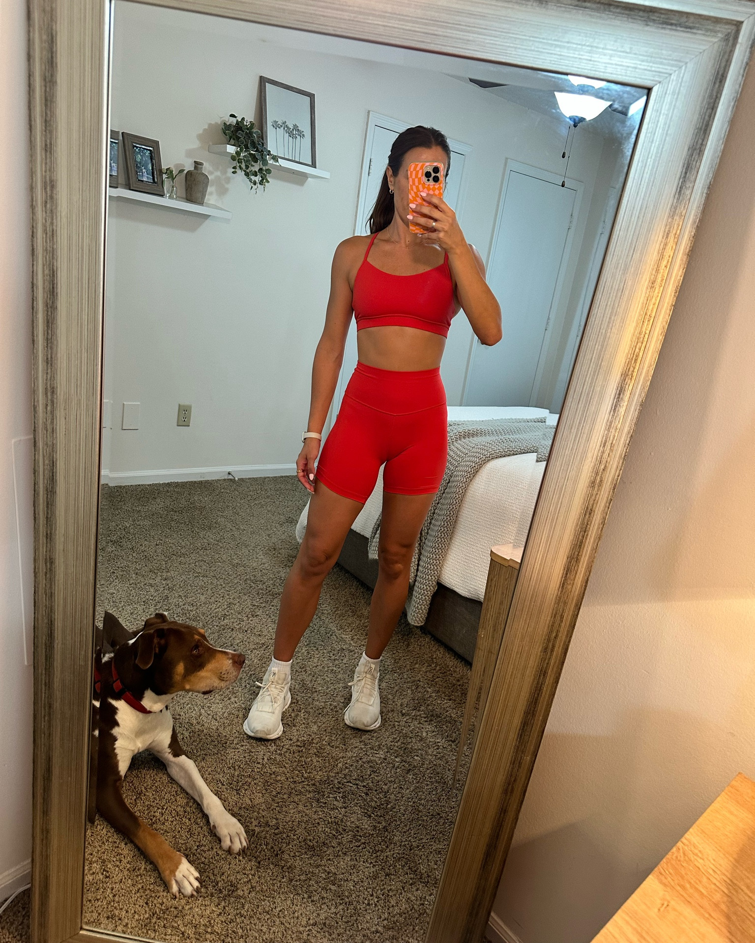 Love a red workout set ♥️

#LTKFitness #LTKActive