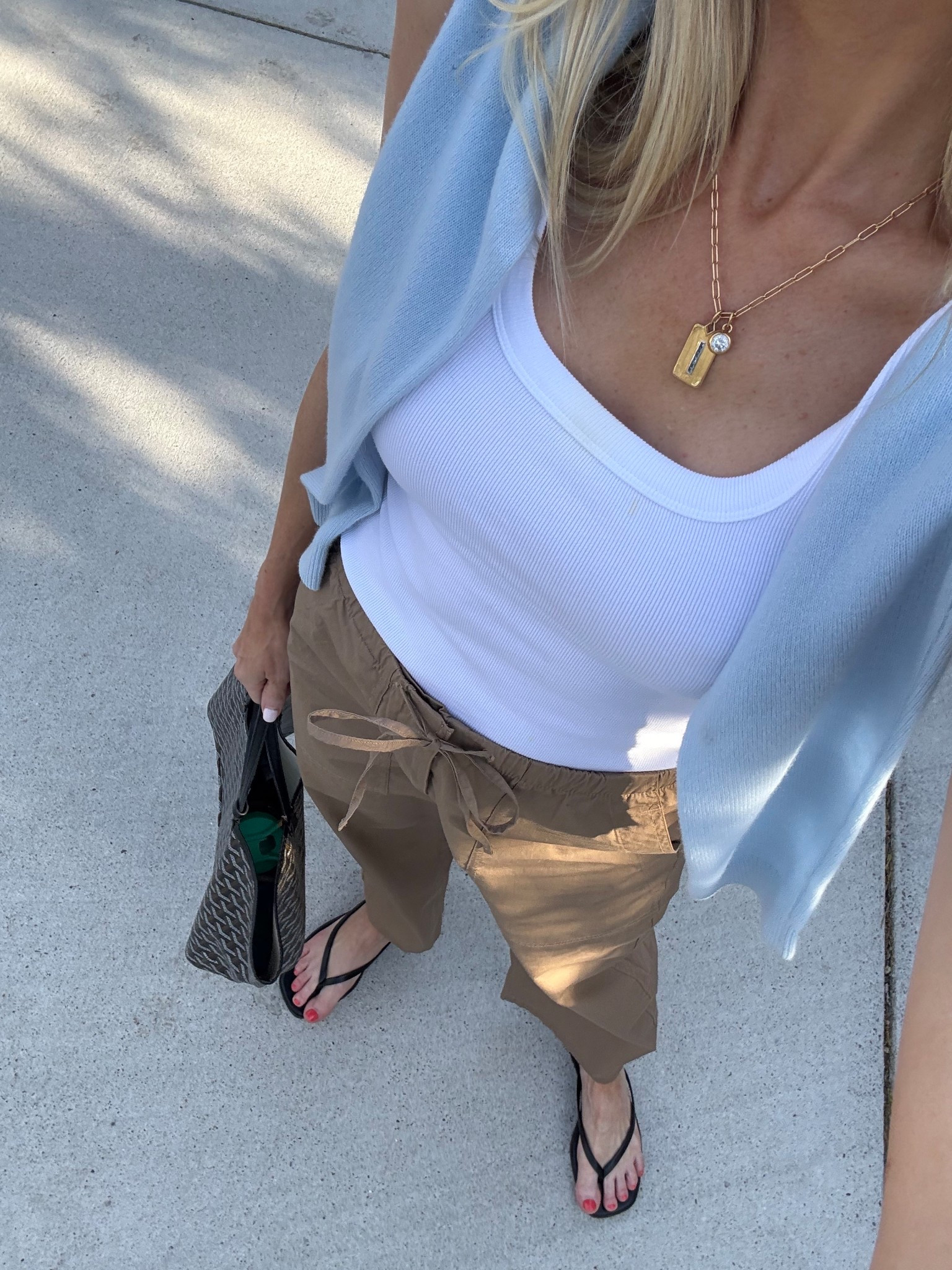 The best white tank - small

Tan poplin pants - XS

Cashmere sweater - small

Spring outfits 2026 

#LTKootd #LTKmomlife