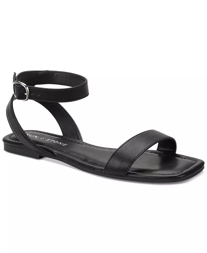 Quebecc Ankle-Strap Flat Sandals, Created for Macy's | Macy's